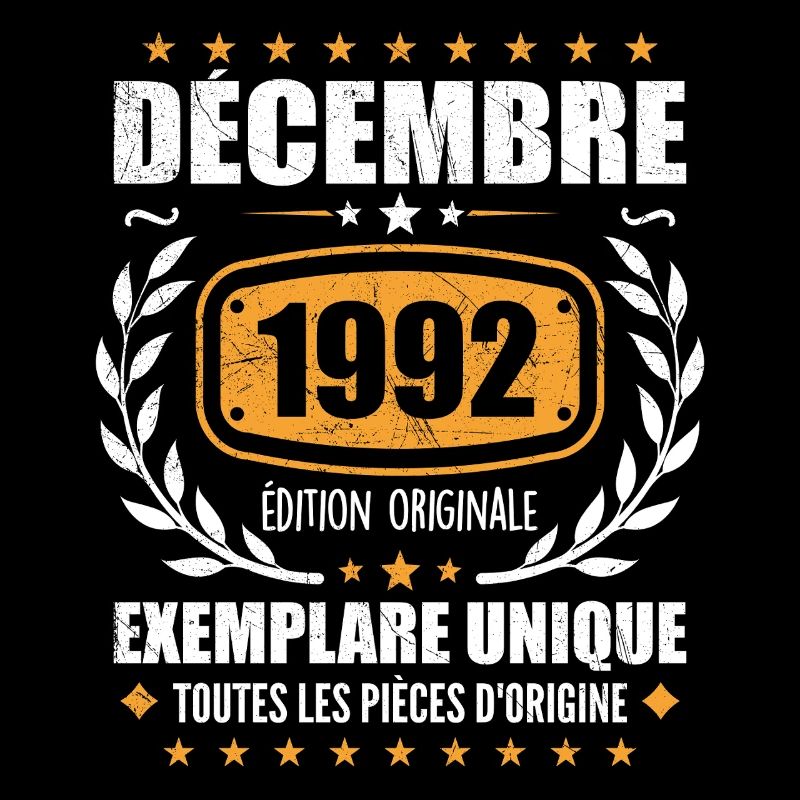 Décembre 1992 Anniversaire - Nées En Décembre 1992