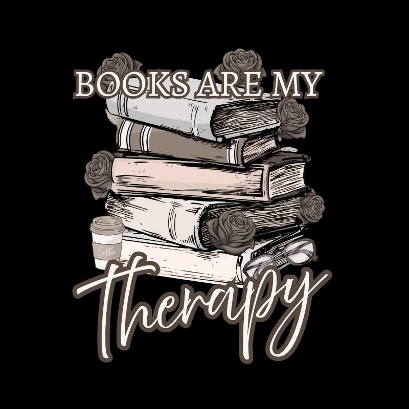 Books are therapy – design for book lovers