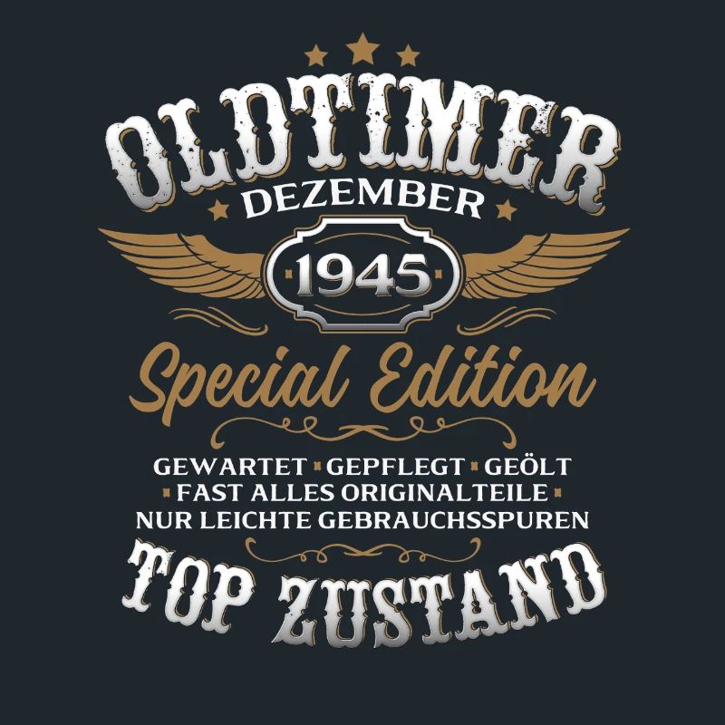 80. Geburtstag Geschenk Oldtimer Dezember 1945