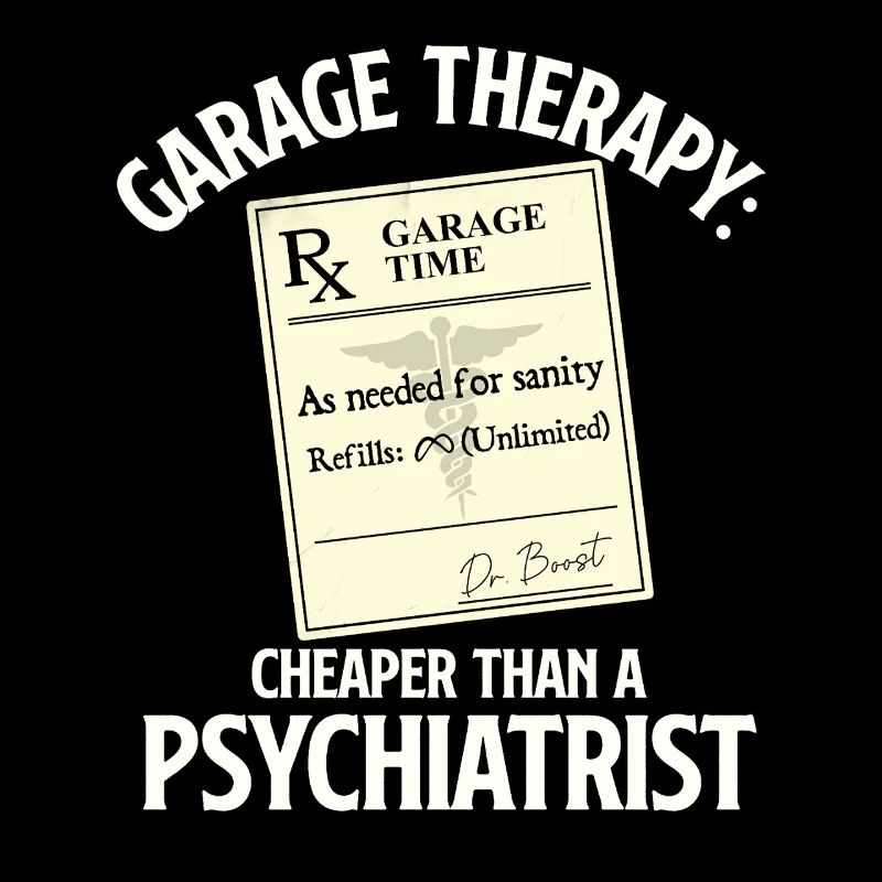 Thérapie de garage moins chère que le devis de voiture d’un psychiatre