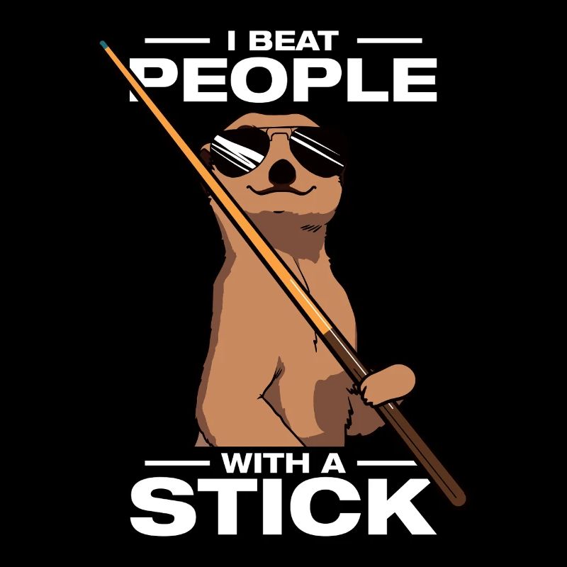 I beat people funny billiards billiard player