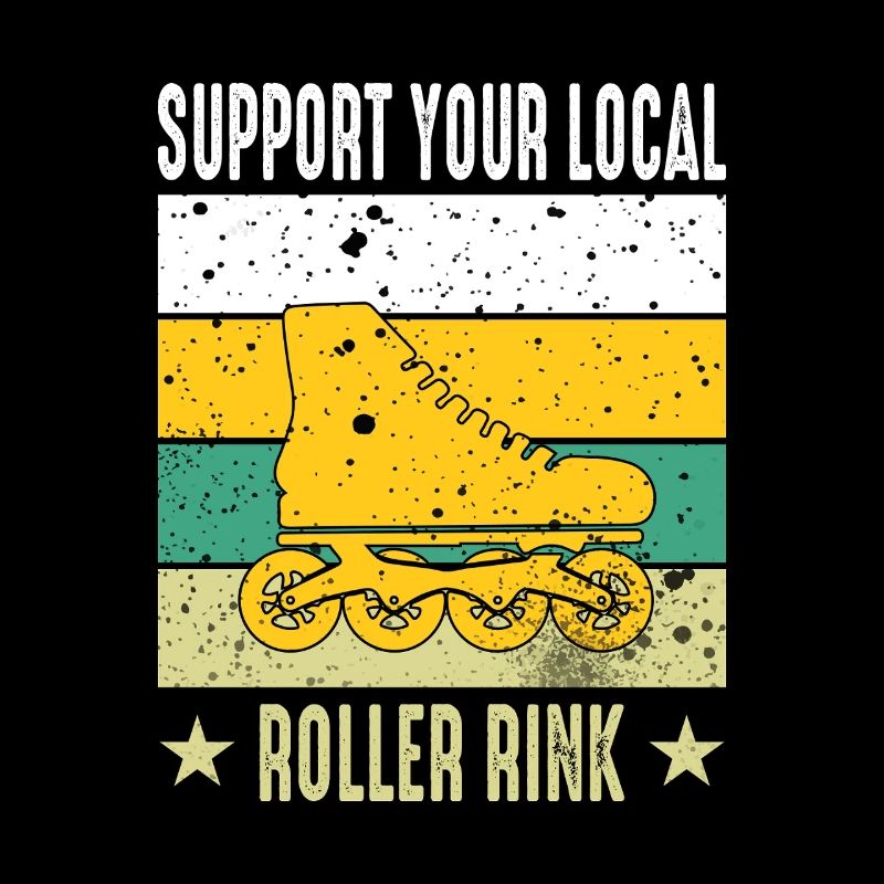 Rollschuhe Roller Skates Symbole Mädchen Rollschuh