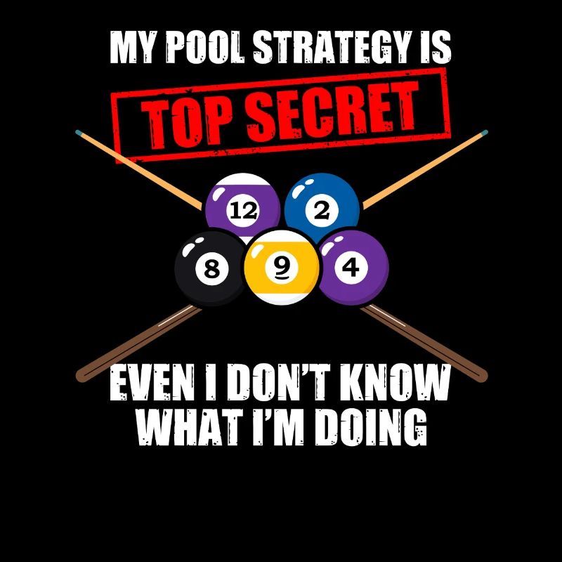 My pool strategy funny billiards billiards player