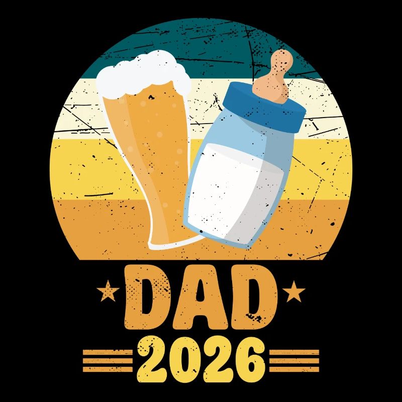 Dad 2026 Daddy-to-be Baby Ad Dad