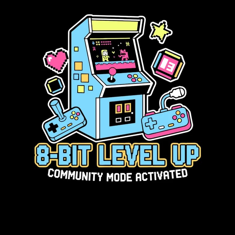 8-Bit LEVEL Arcade Retro Gaming Community