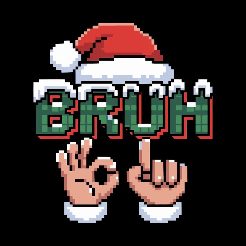 Santa 67 Bruh Weihnachtsmeme