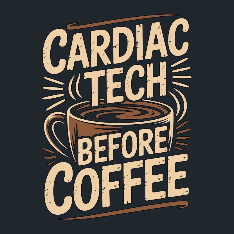 Cardiac Tech Before Coffee Echo Tech Coffee Lover
