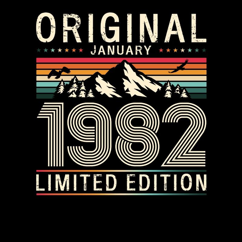 44th Birthday Original January 1982