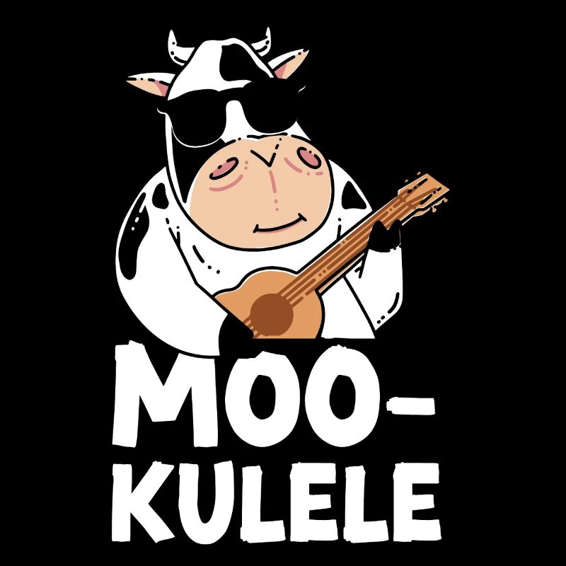 Hawaiian Ukulele Uke Cow Pun