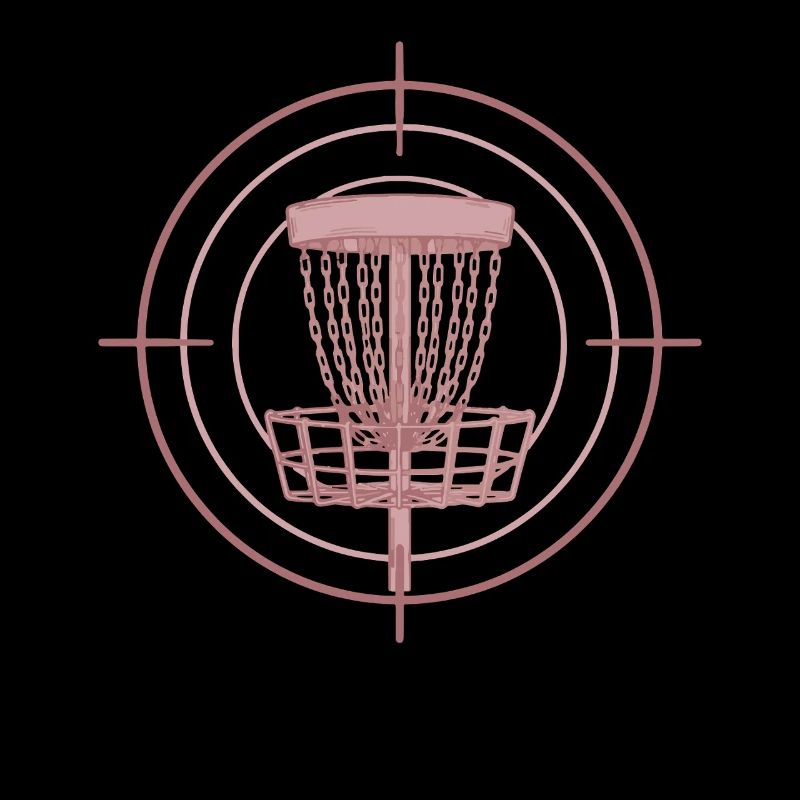 Disc Golf Basket Target Funny Disc Golfer Flying
