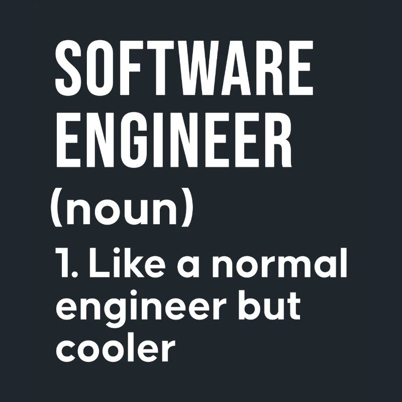 Software Engineer Spruch Shirt