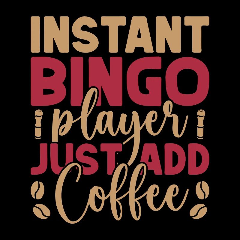 Bingo Game Instant Player Just Add Coffee Bingo