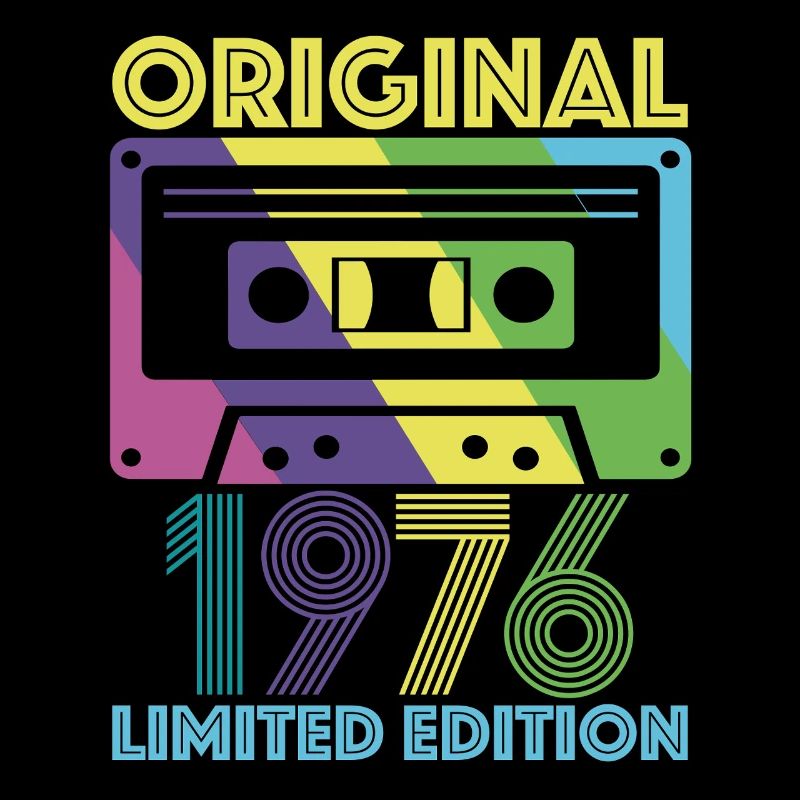 Original 1976 Cassette 50e Anniversaire 50 ans Tee
