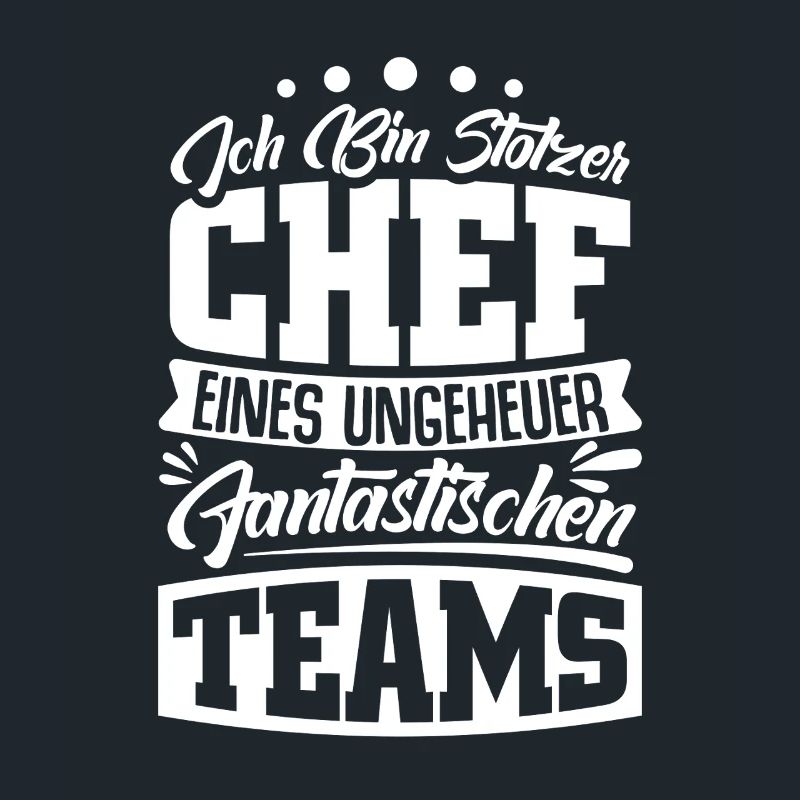 Stolzer Chef Chef Mann Abteilungsleiter Teamchef