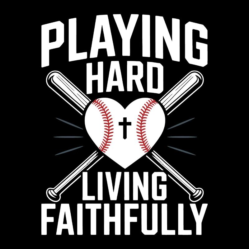 Christlicher Baseballspieler Bibelglaube Jesus Christus