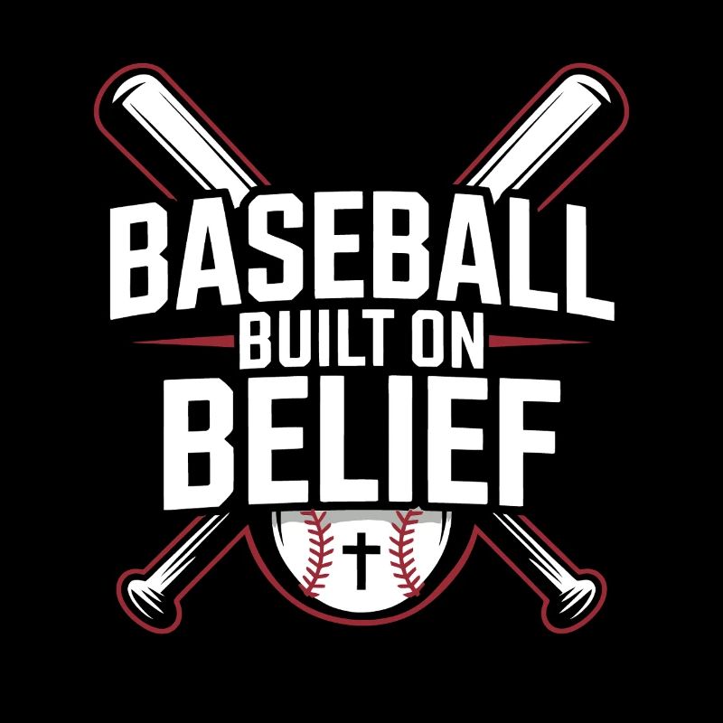 Christlicher Baseballspieler Bibelglaube Jesus Christus