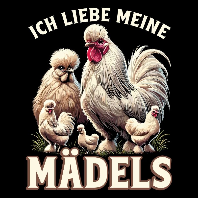 J’adore les poules soyeuses de mes filles