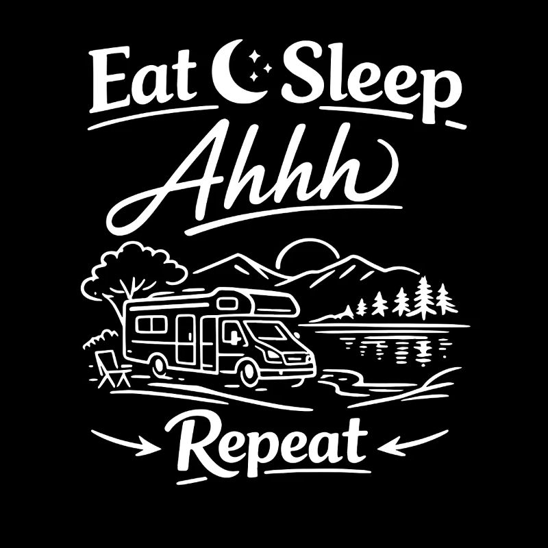 Aventure de camping | Mange, dors, répète