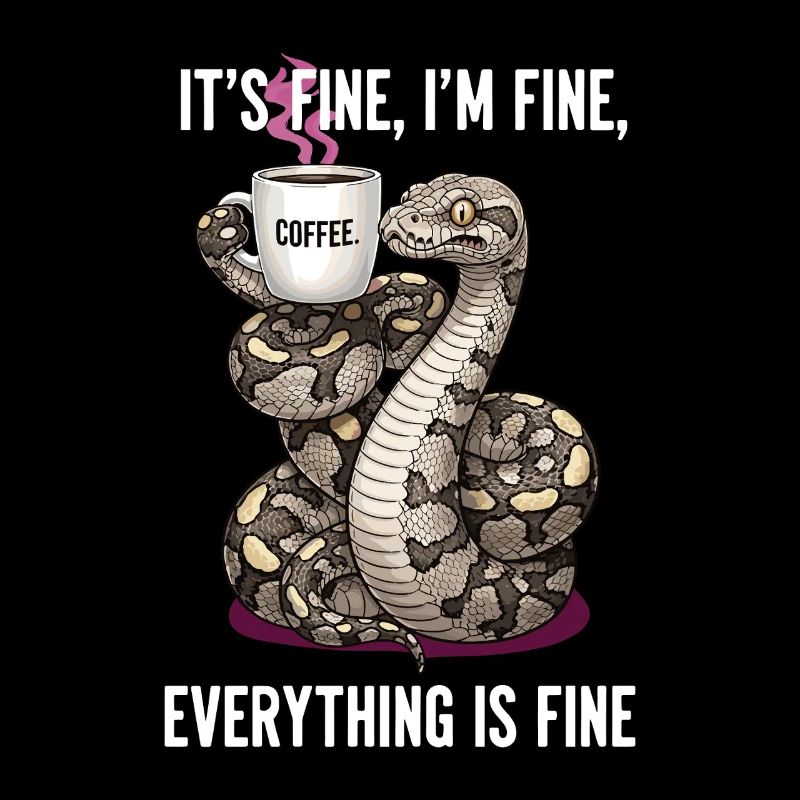C’est bien dans l’humour fin du serpent du café