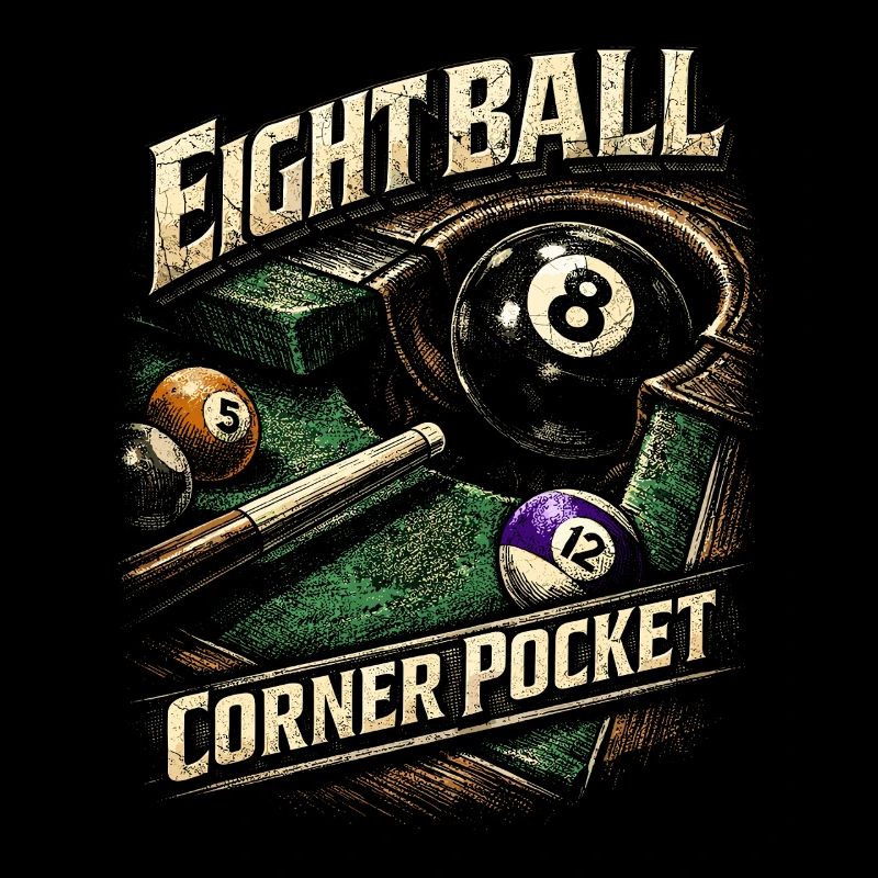 8-Ball Billiards Eight Ball Corner Pocket