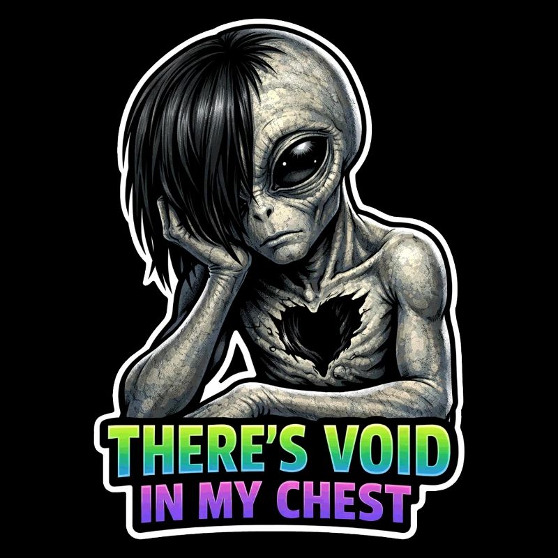 Alien Lover, Funny Alien, Cute Alien, Emo,