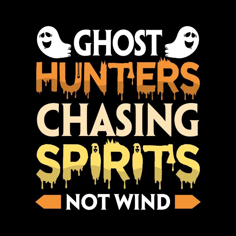 Geisterjäger Halloween Englisch Spruch