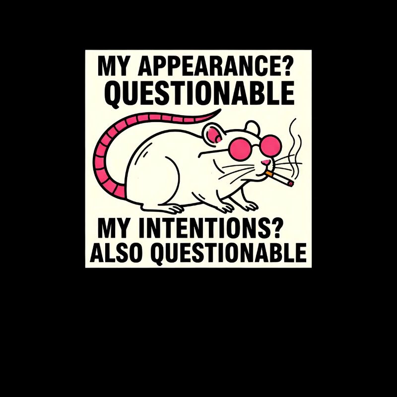 Questionable appearance rat