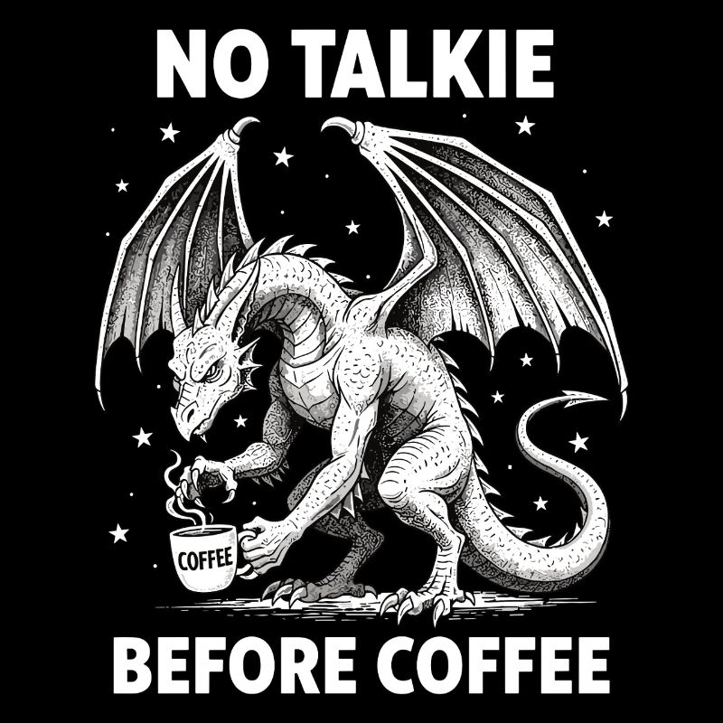 Pas de conversation avant Dragon Amoureux du Café