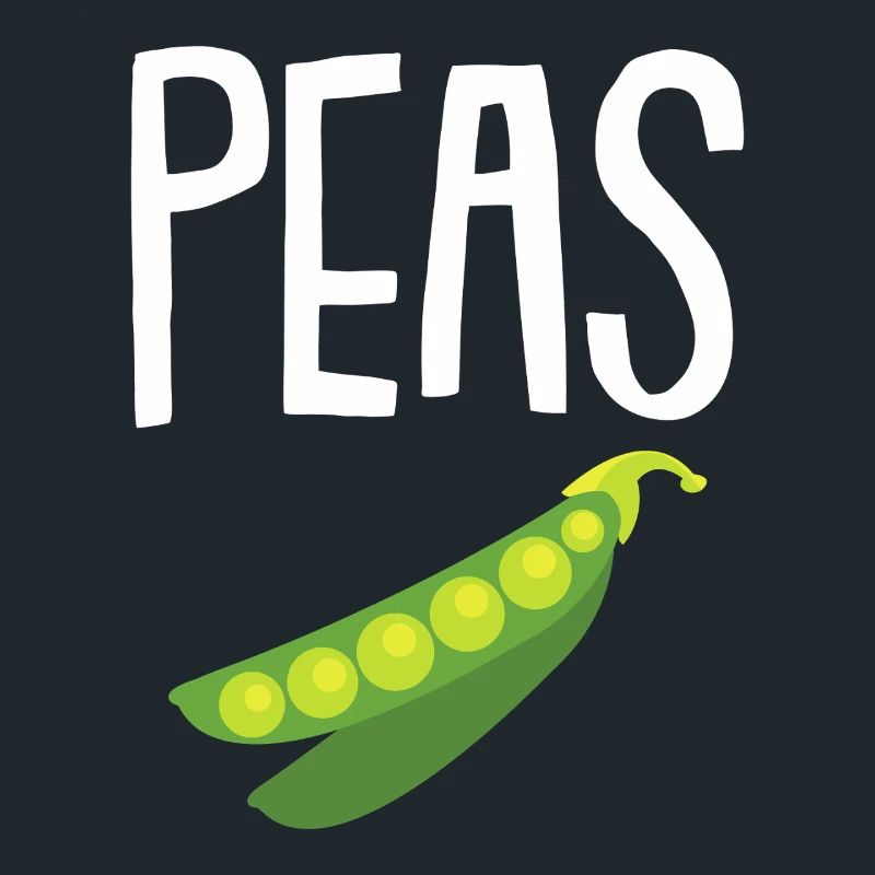 Graphique Des petits pois dans une gousse