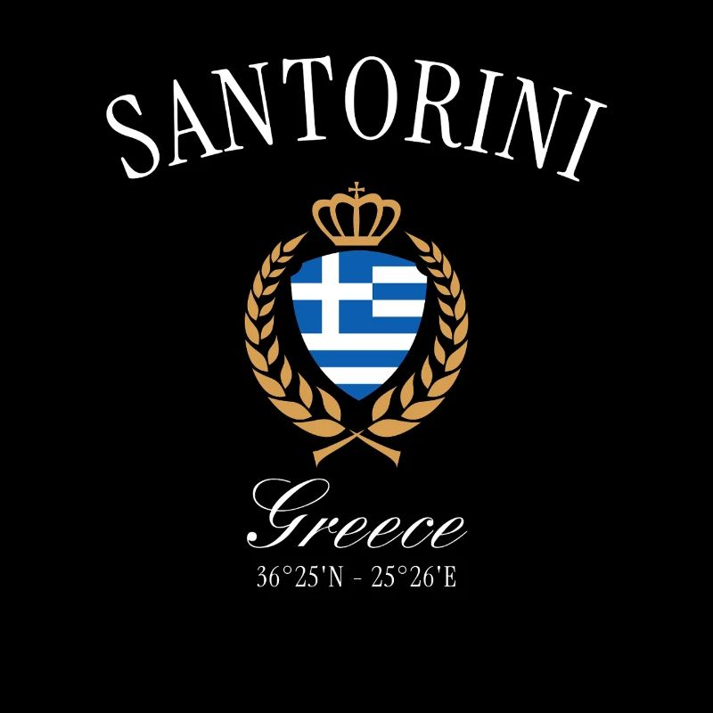 Souvenir de voyage de la couronne de Santorin, Grèce
