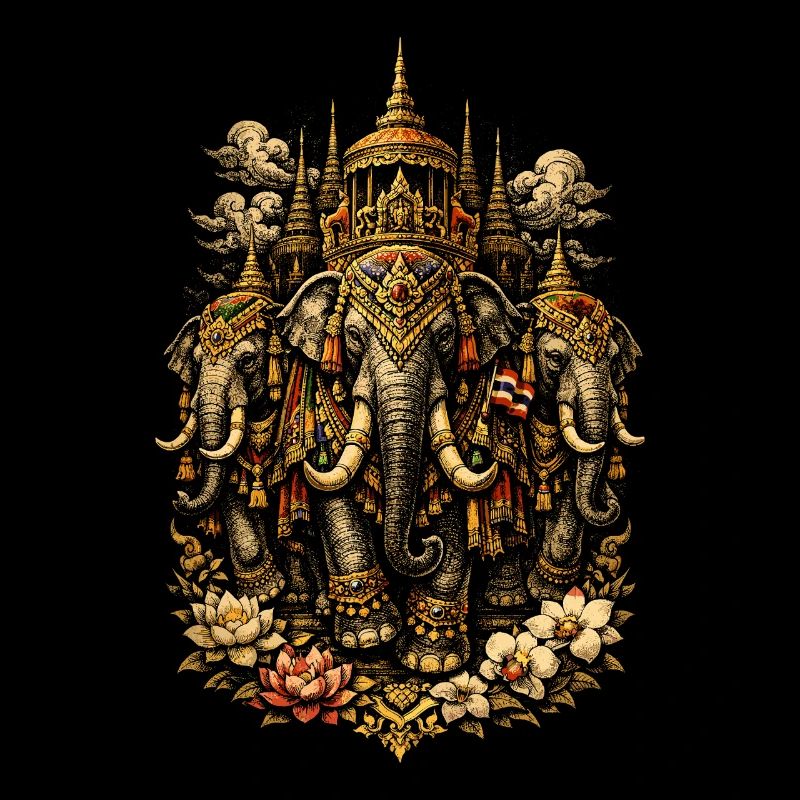 Thailand Thai Pride Elefanten