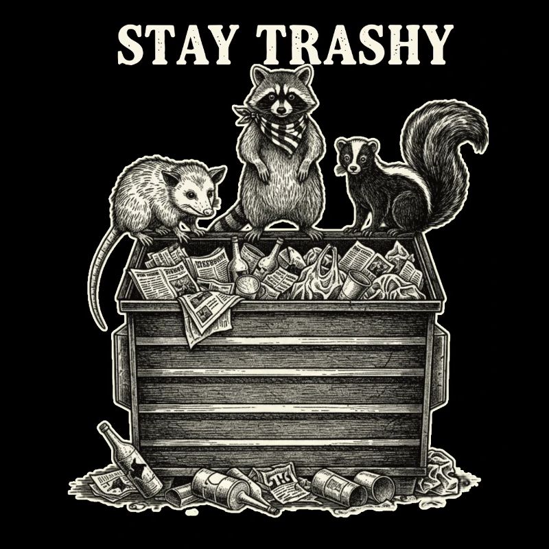 Reste Raton laveur Opossum Skunk