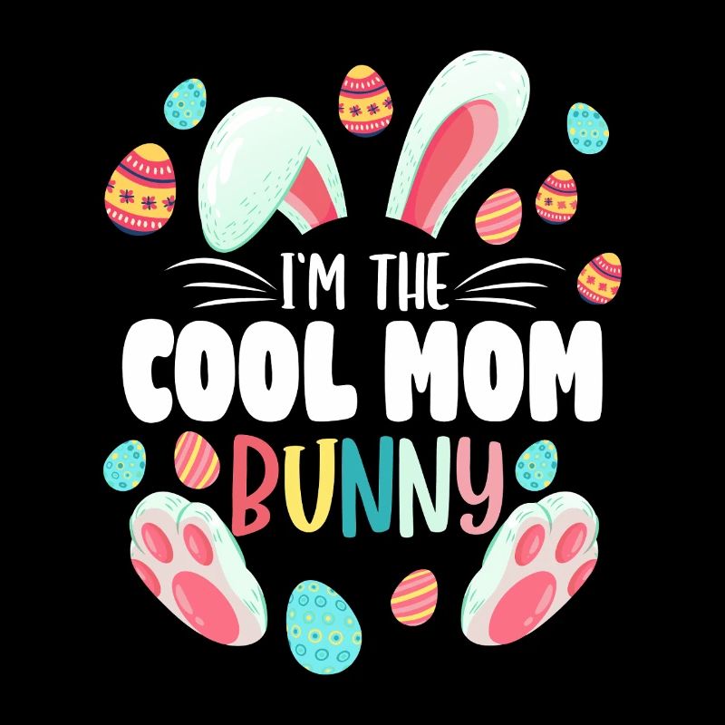 Cooles Mama-Hase-Oster-Tee