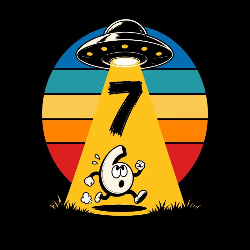 Dessin animé Rainbow UFO Abduction 6 7
