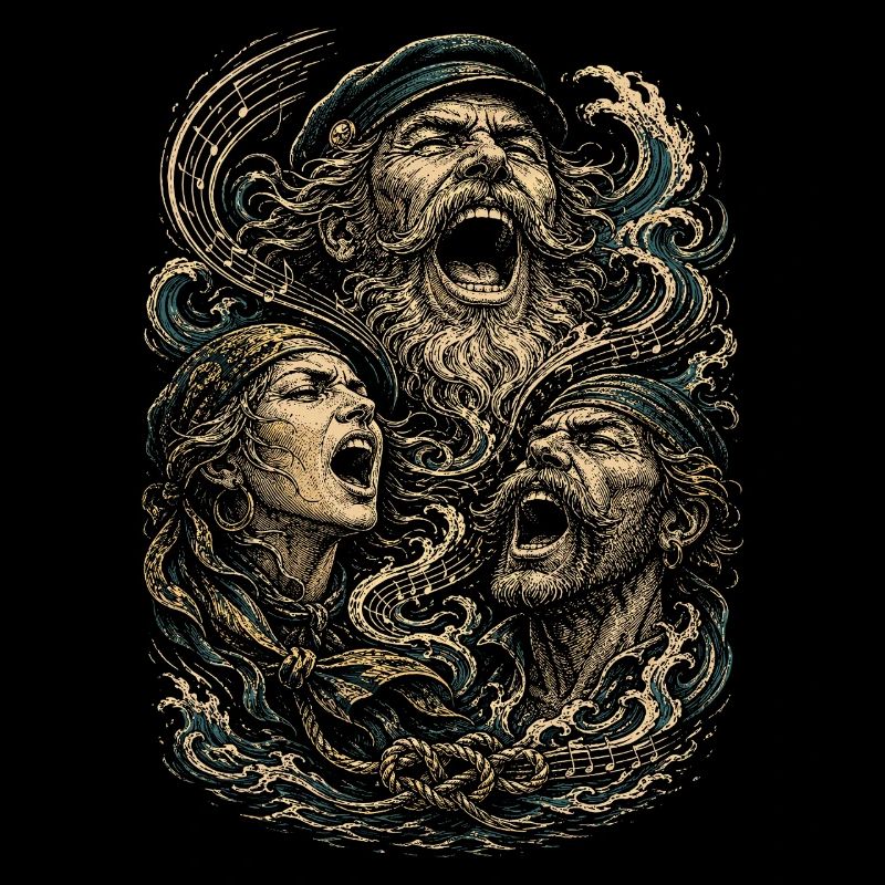 Chansons marines de chœur de bidonvilles