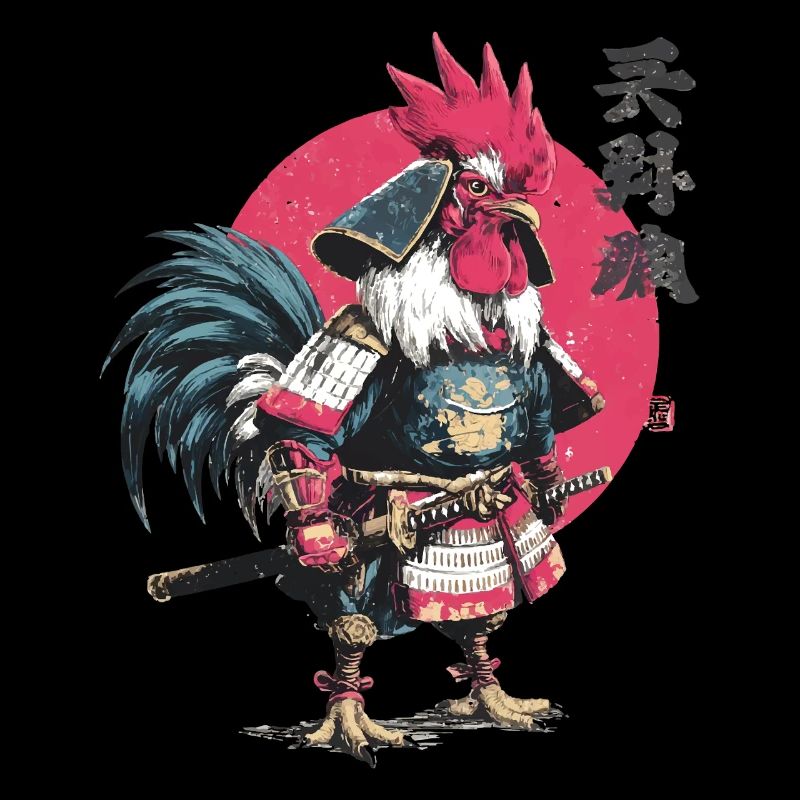 Armure samouraï coq