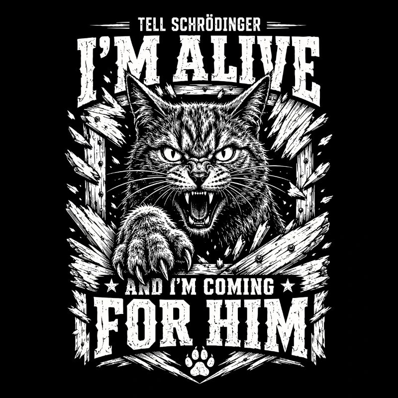 Schrödinger Katze Alive Shirt