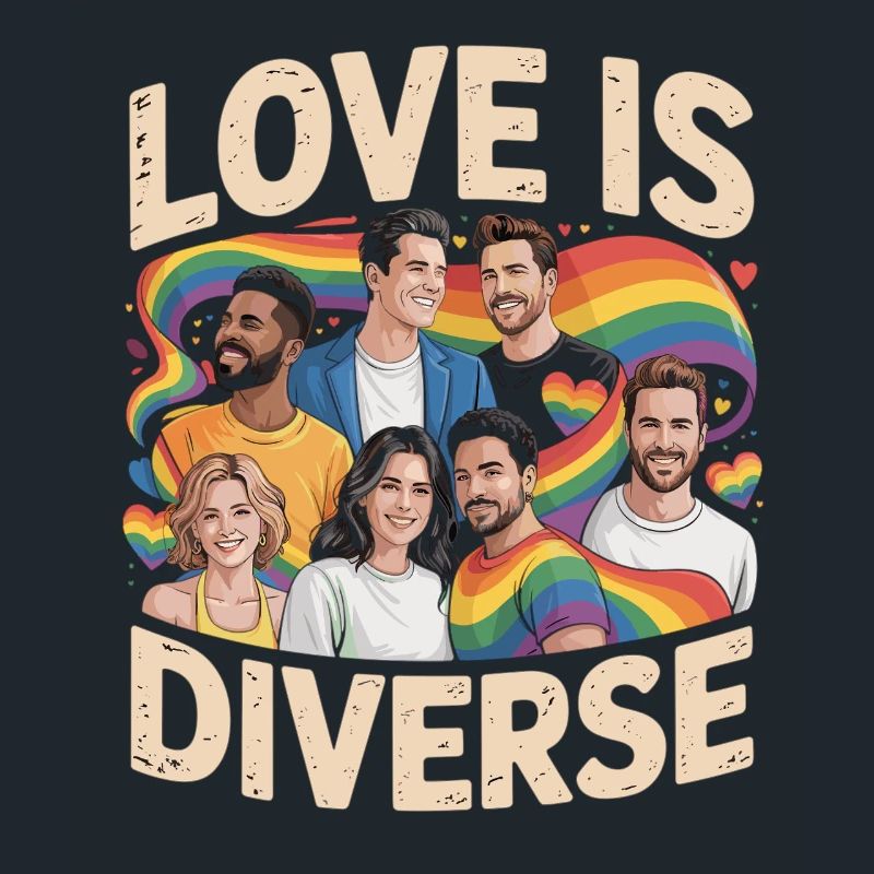Love Is Diverse Pride Regenbogen