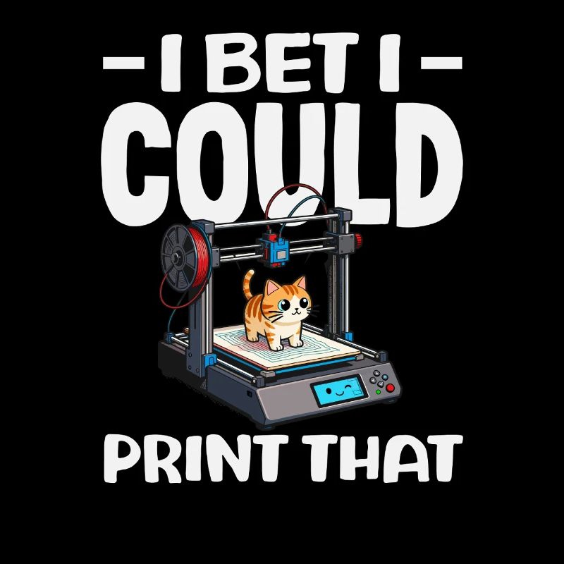 I bet I can print the 3D printer cat