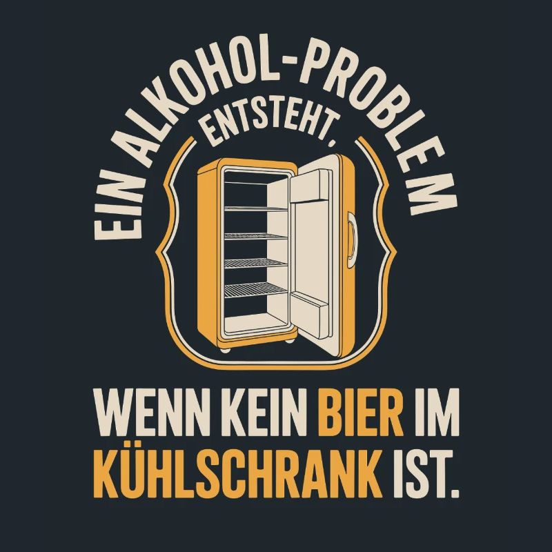 Bier Spruch Alkohol Problem Männerabend JGA Herren