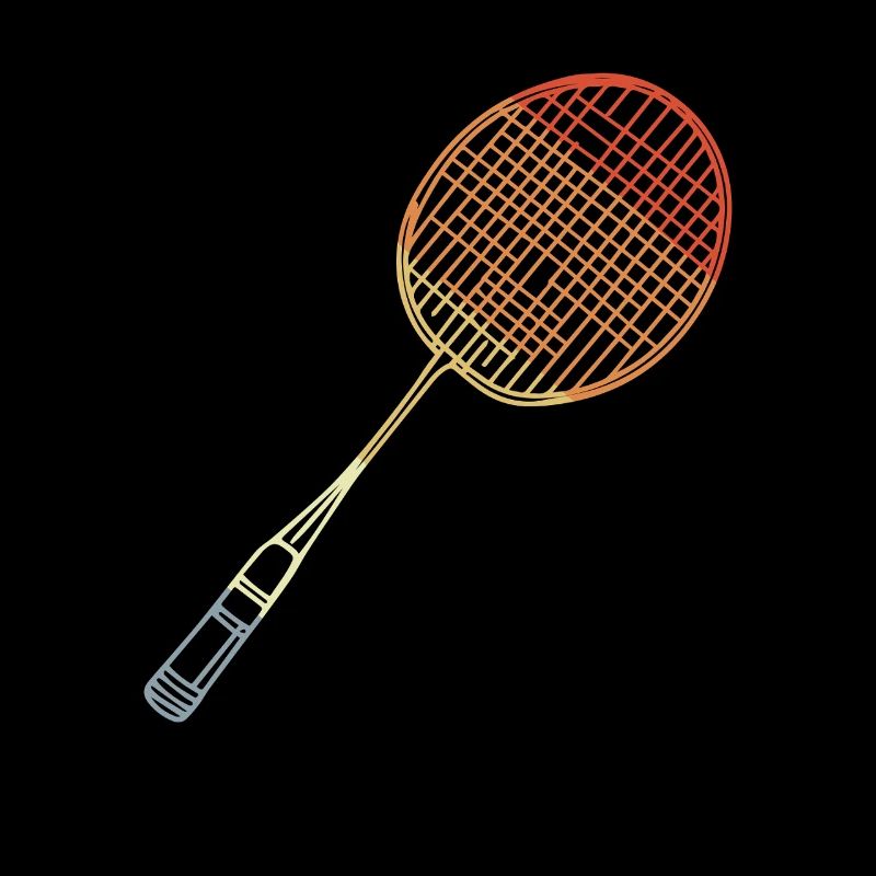 Badmintonschläger Skizze