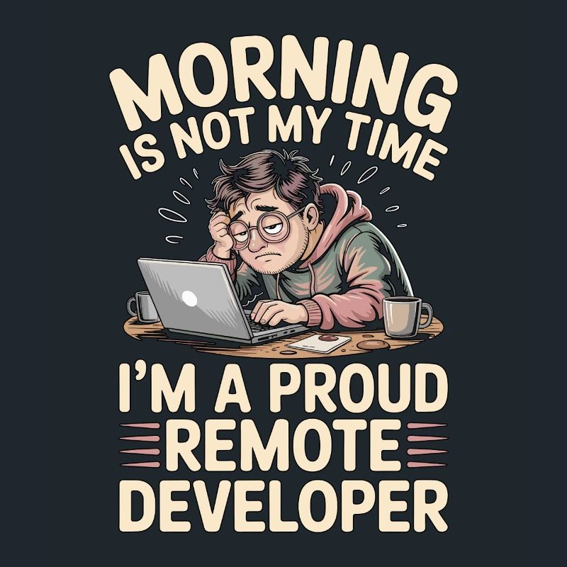 Remote Developer Morning Is Not My Web Developer