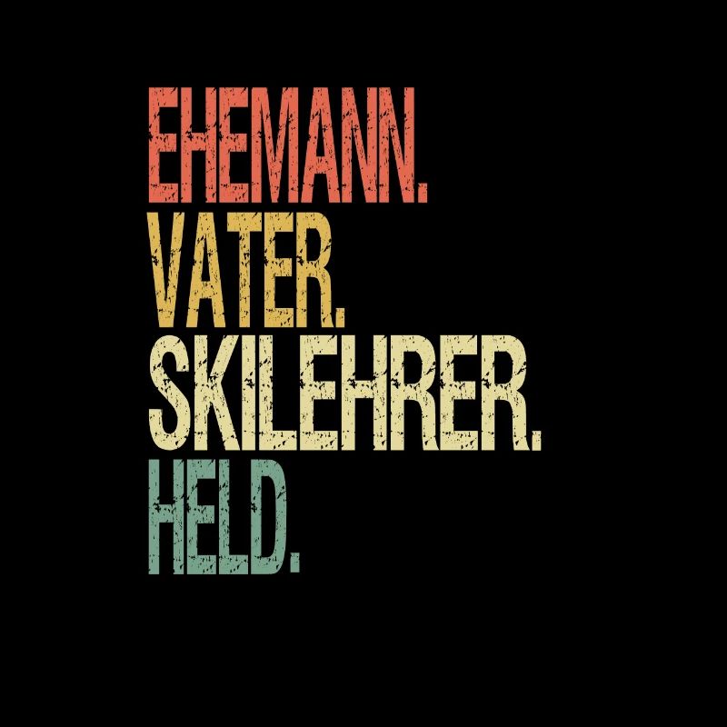 Ehemann, Vater, Skilehrer, Held
