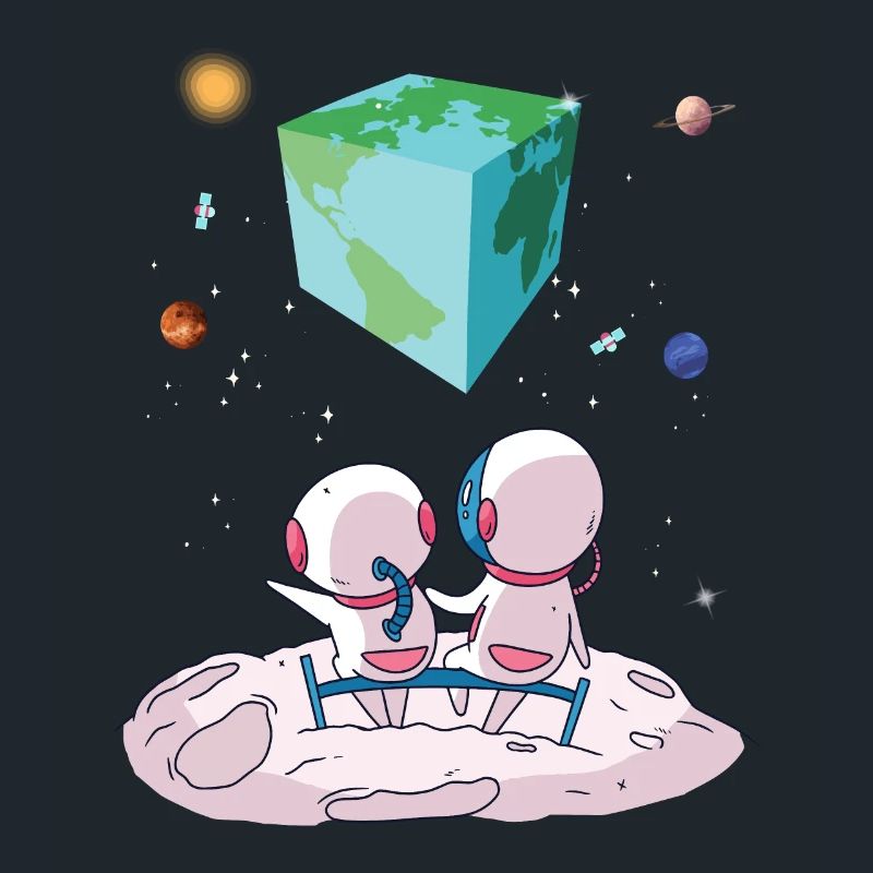 La terre est un cube