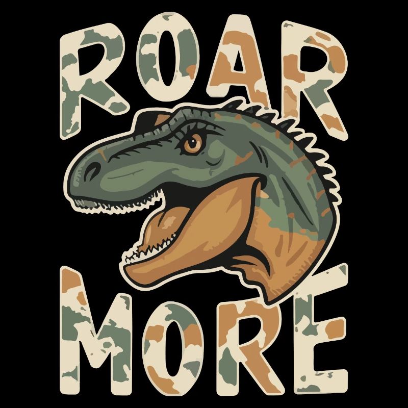 DINOSAUR TSHIRT, ROAR MORE