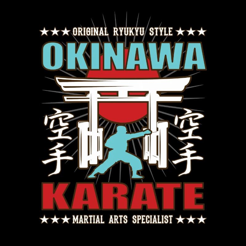 coole Karate Do Kampfsport Design mit Kanji