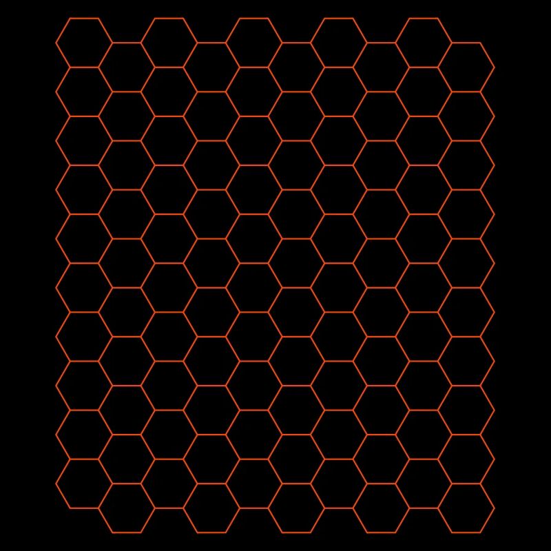 Futuristic Hexagon Pattern Design