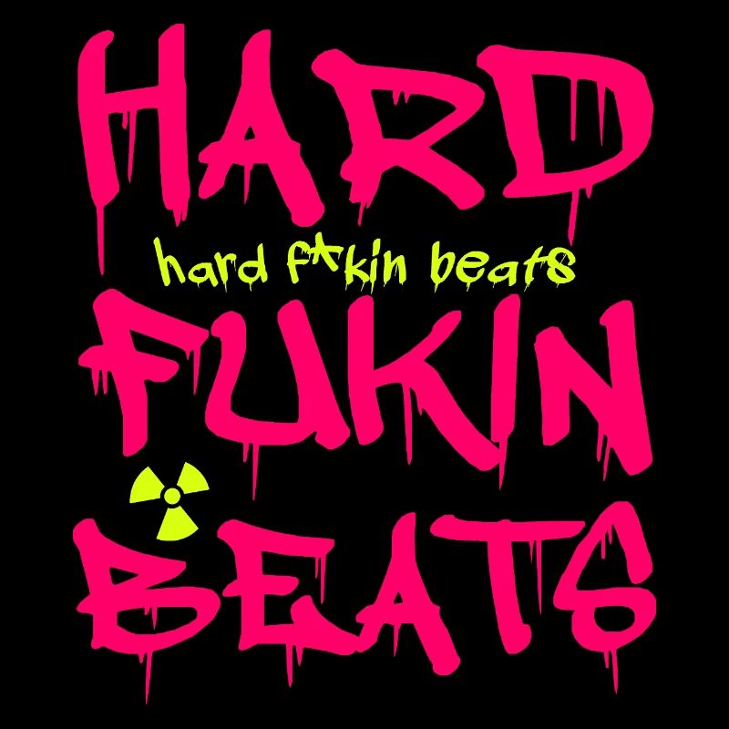 Hard Fukin Beats Graffiti Tee