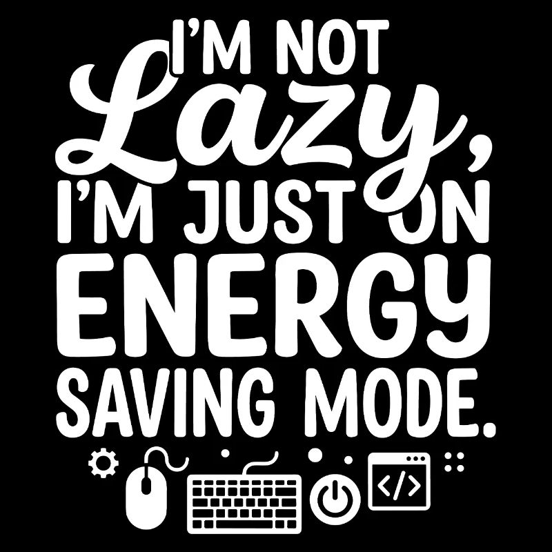 Low Power Mode Humor Typography