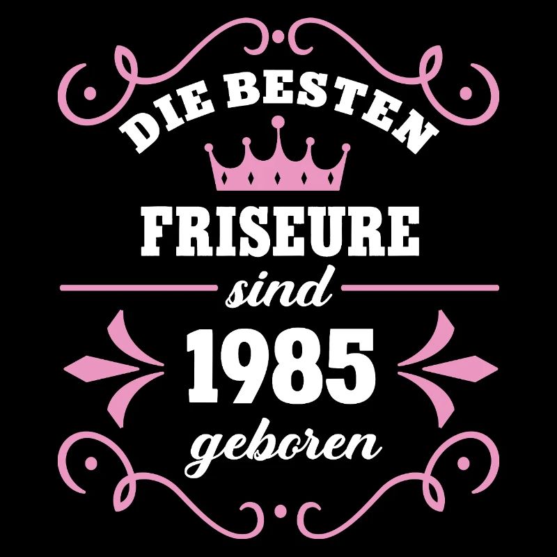 Anniversaire de coiffeur 1985 Coiffeur vintage